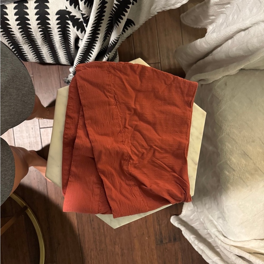 Free People Rust Mini Skirt